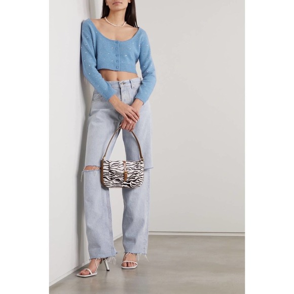 NWT Reformation Nathalia Regenerative Wool Crop Cardigan (size XL) - Picture 6 of 10